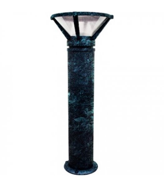 Dabmar D480-LED112-VG 120V Cast Aluminum Bollard VERDE GREEN